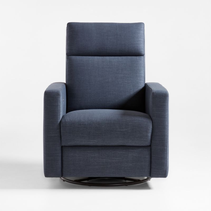 Rixby Navy Nursery Power Recliner Swivel Recliner Chair - image 6 of 11