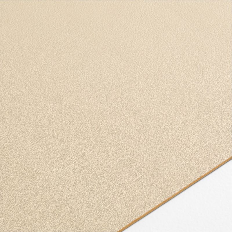 Rizzo Easy Care Recycled Leather Reversible Brown Rectangular Placemat - image 2 of 4