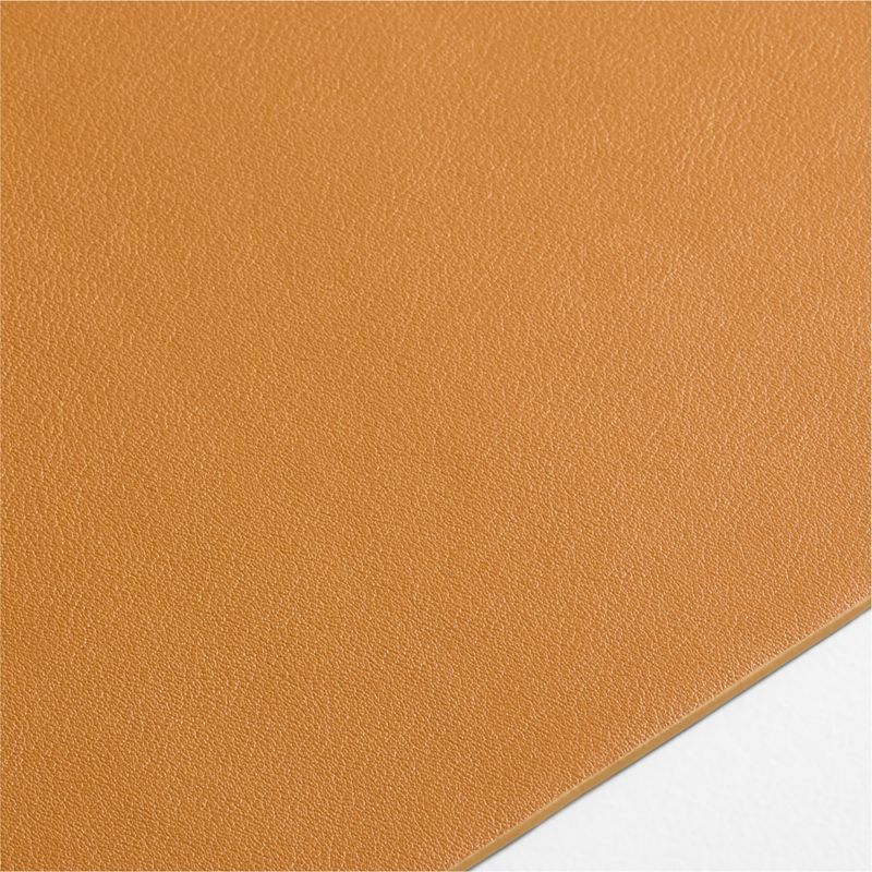 Rizzo Easy Care Recycled Leather Reversible Brown Rectangular Placemat - image 3 of 4