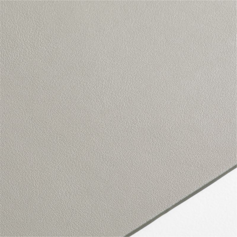 Rizzo Easy Care Recycled Leather Reversible Grey Rectangular Placemat - image 2 of 4