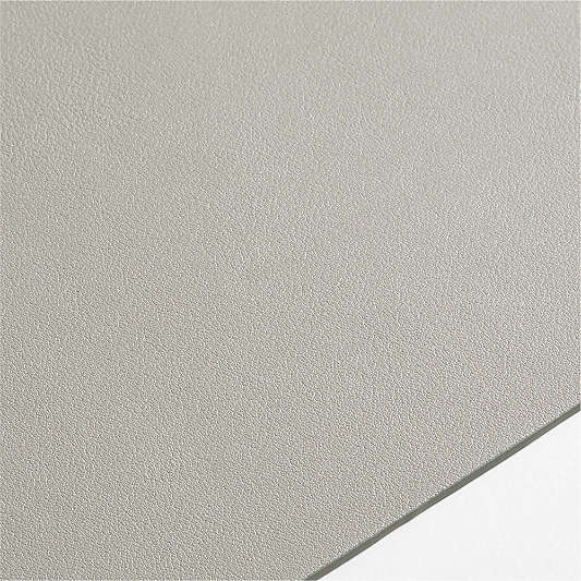 Rizzo Easy Care Recycled Leather Reversible Grey Rectangular Placemat