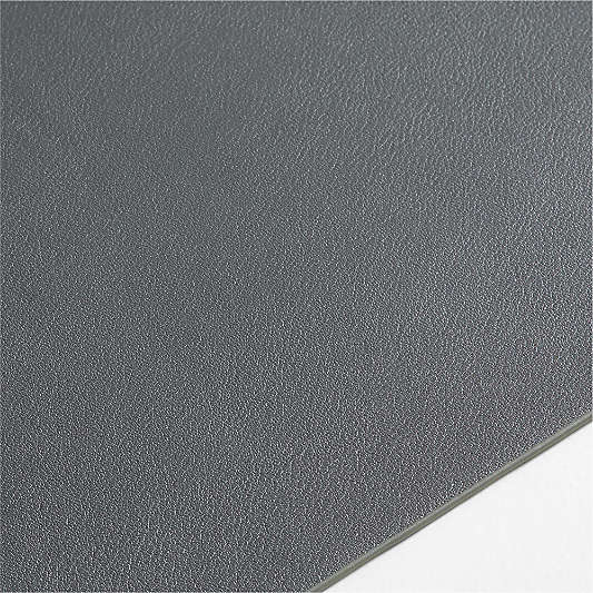 Rizzo Easy Care Recycled Leather Reversible Grey Rectangular Placemat