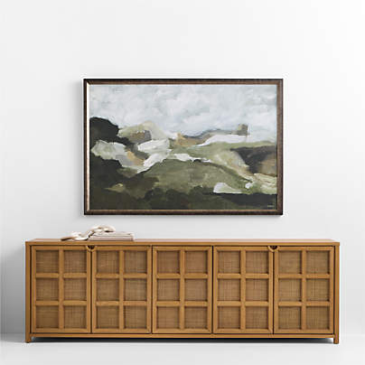 "Rock Landscape" by Sadie Byron 63.5" x 43.25" Framed Wall Art Print