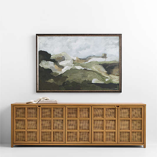"Rock Landscape" by Sadie Byron 63.5" x 43.25" Framed Wall Art Print