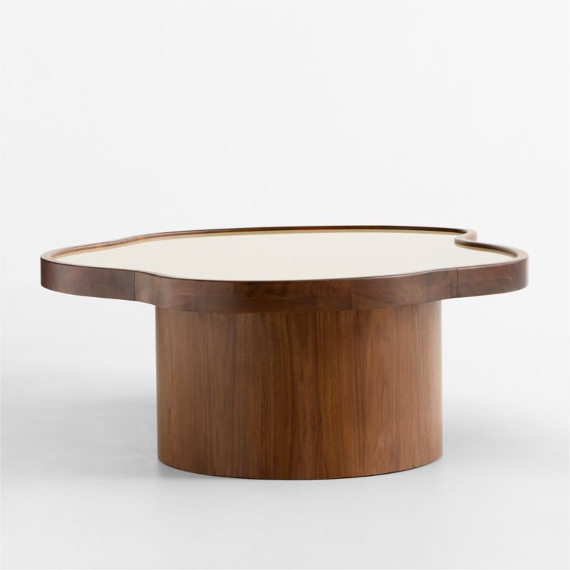 Roland 60" Natural Walnut and Tadelakt Coffee Table by Venus Williams - image 4 of 7