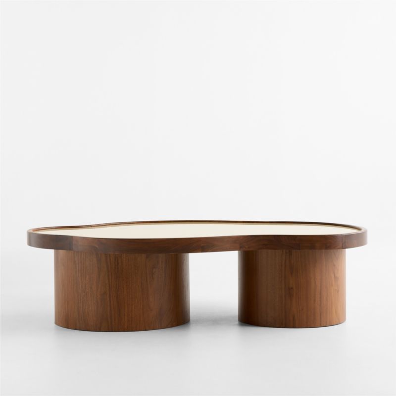 Roland 60" Natural Walnut and Tadelakt Coffee Table by Venus Williams - image 3 of 7