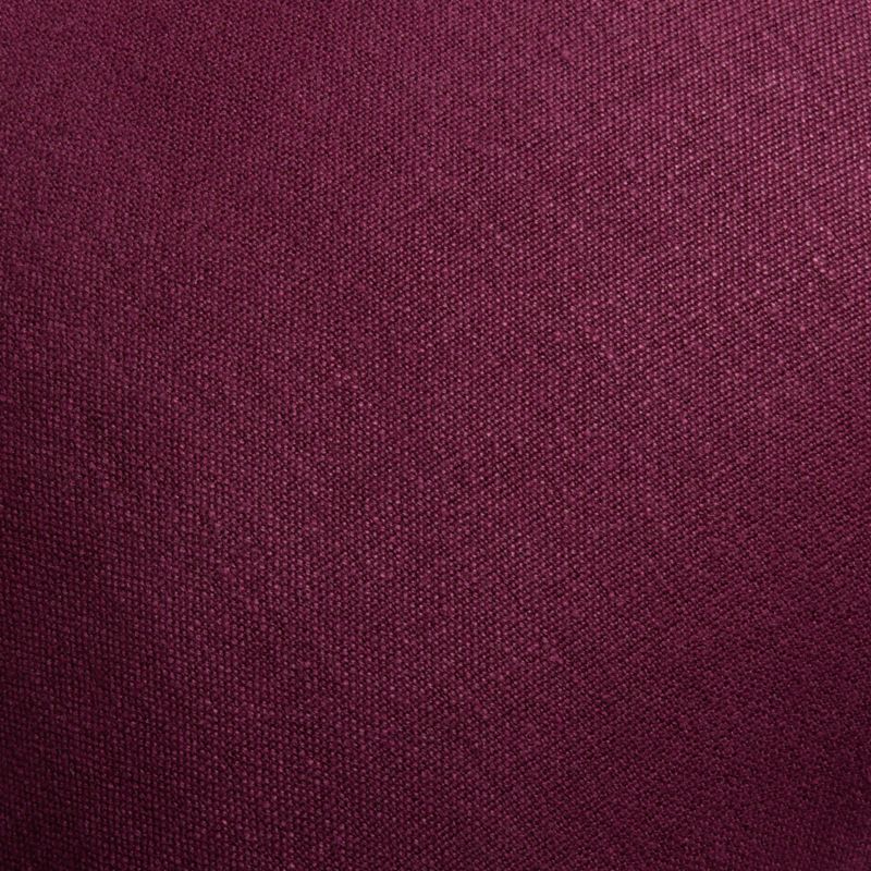 Relaxed Linen 20"x20" Deep Burgundy Layering Throw Pillow Cover with Down-Alternative Insert - image 1 of 4