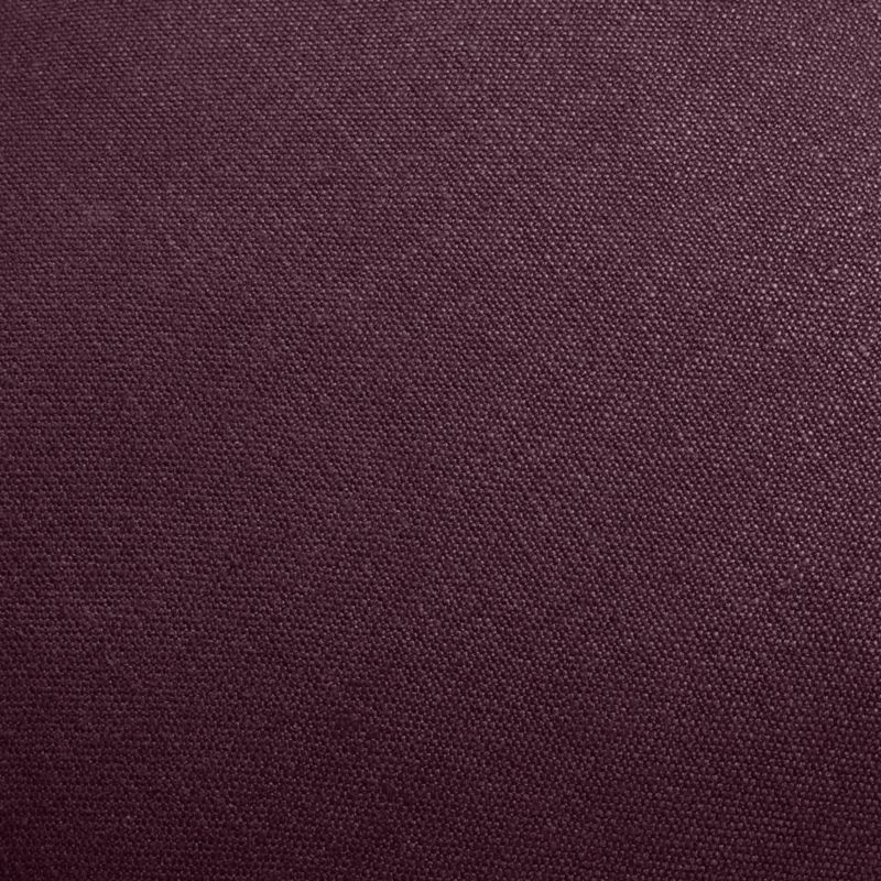 Relaxed Linen Ruffle 20"x20" Deep Burgundy Throw Pillow Cover with Down-Alterntative Insert - image 1 of 5