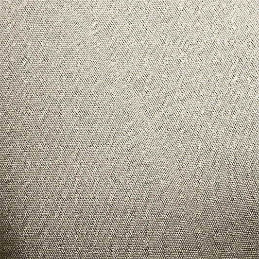 Relaxed Linen Ruffle 20"x20" Natural Taupe Throw Pillow