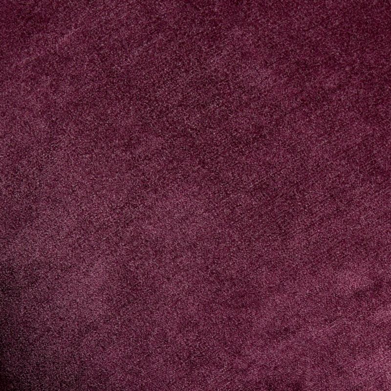 Relaxed Washed Organic Cotton Velvet 20"x20" Deep Burgundy Throw Pillow Cover with Down-AlternativeInsert - image 2 of 5