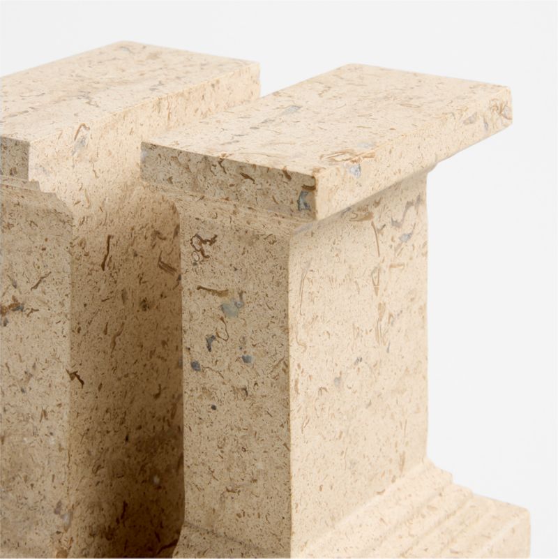 Roma Travertine Bookends, Set of 2 - image 1 of 4