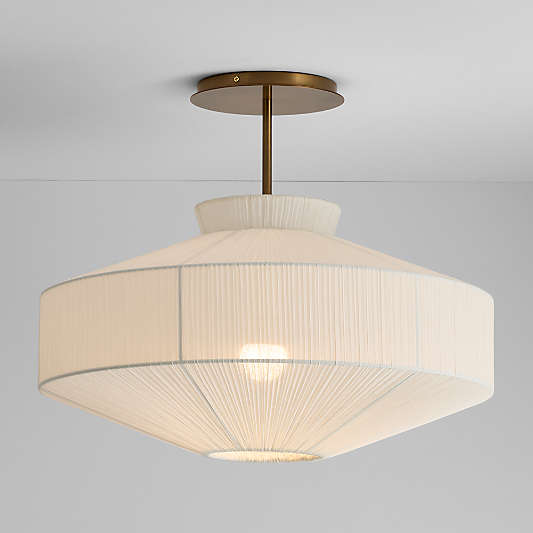 Remy Pendant Ivory Canopy Kids Ceiling Light