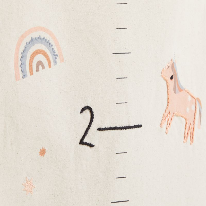 Rainbows and Unicorns Canvas Personalized Kids  Growth Chart - image 6 of 8