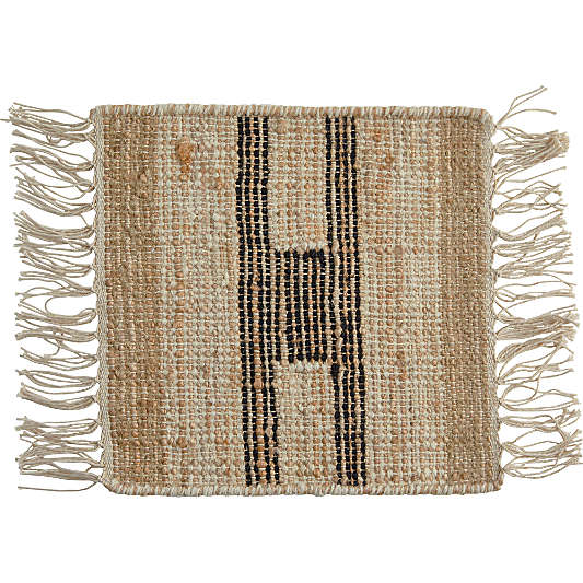 Robalio Jute Flat Weave 12" Rug Swatch