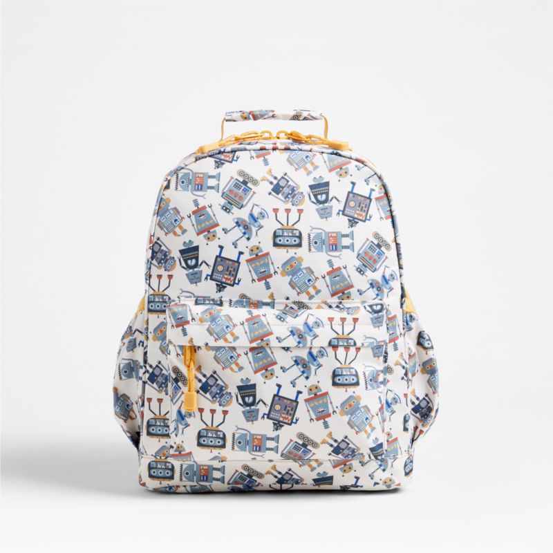 Robots Kids Backpack with Side Pockets