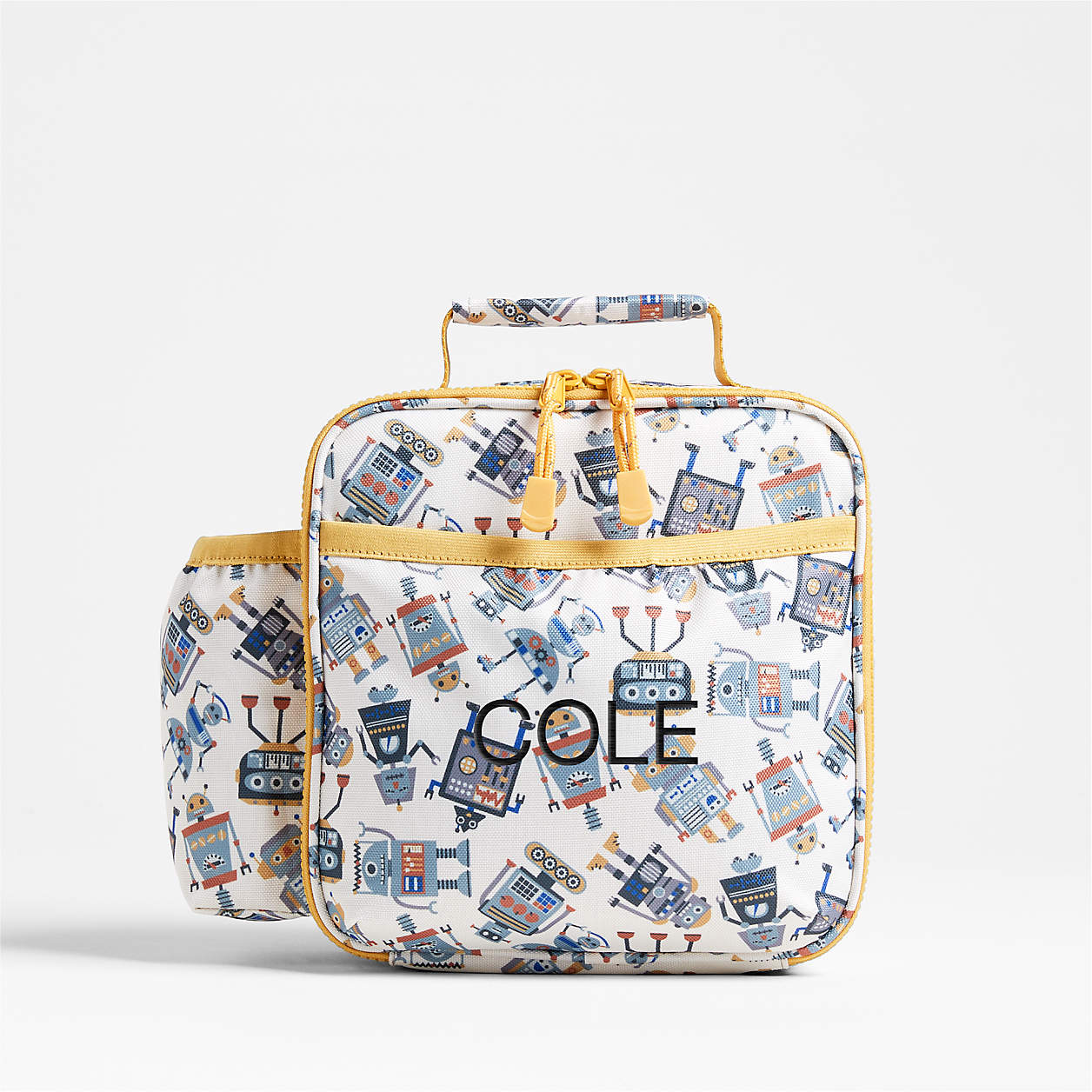 Robot Soft Insulated Kids Personalized Thermal Lunch Box | Crate & Kids