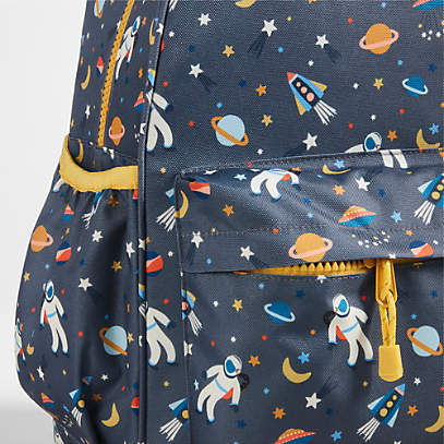 Outer Space Explorer Large Kids Backpack with Side Pockets