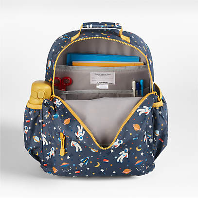 Outer Space Explorer Large Kids Backpack with Side Pockets