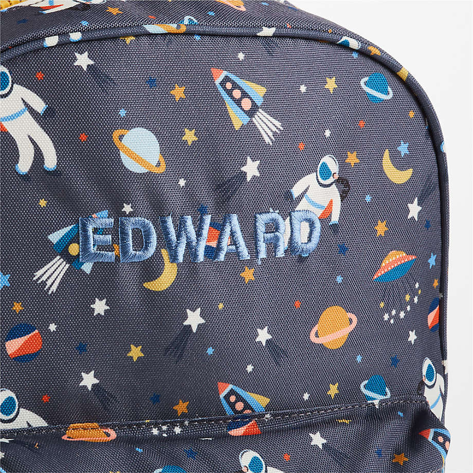 Outer Space Explorer Large Kids Backpack with Side Pockets