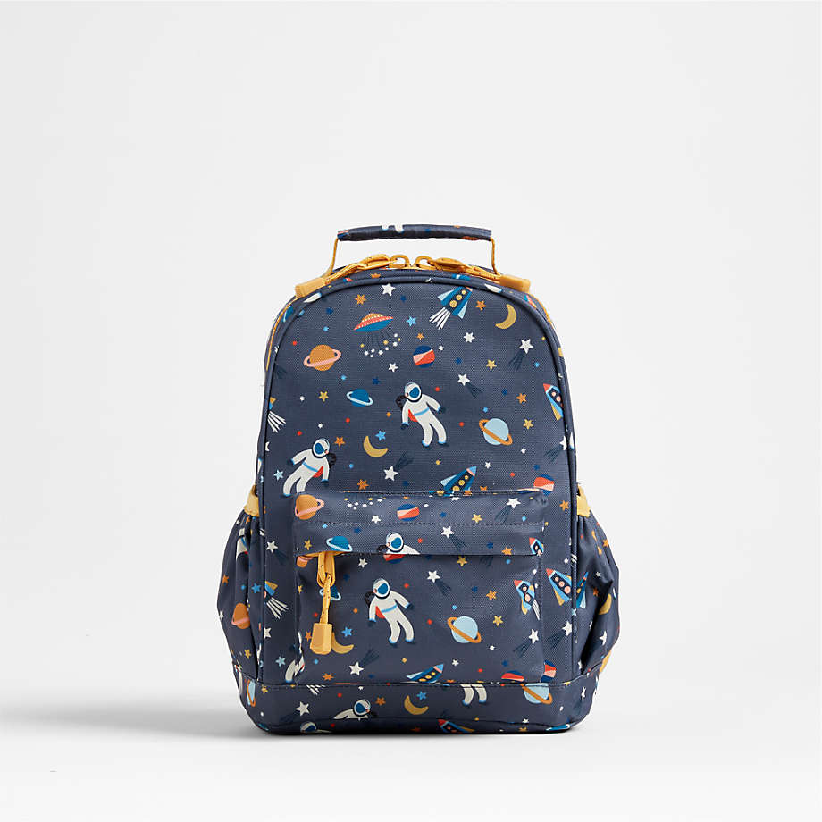 Outer Space Explorer Kids Backpack with Side Pockets