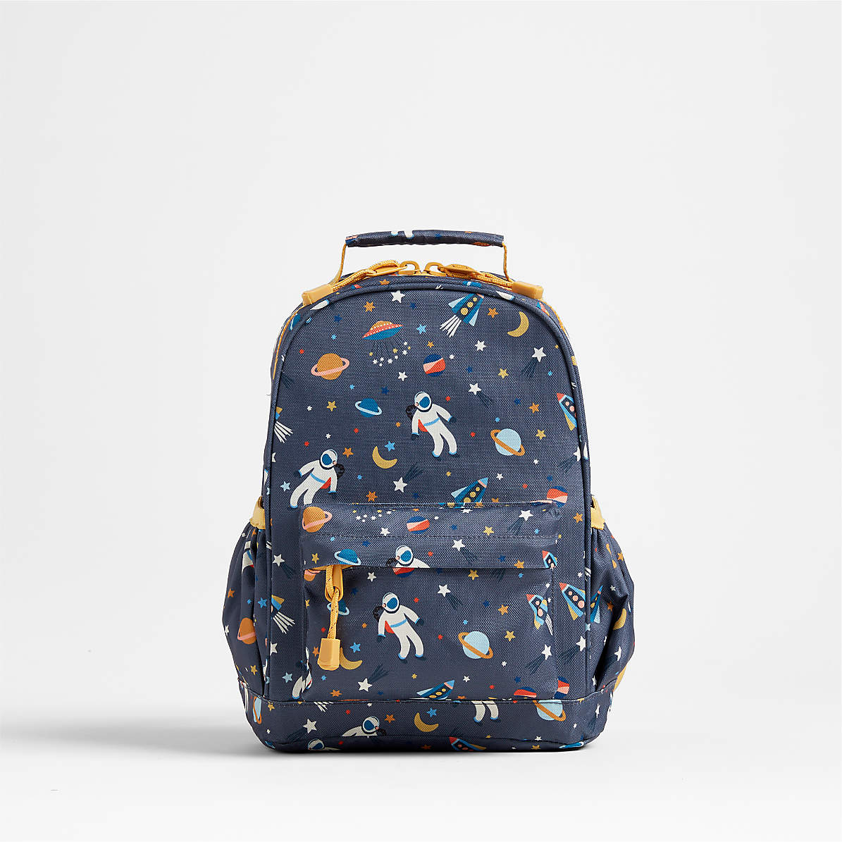 Outer Space Explorer Large Kids Backpack with Side Pockets