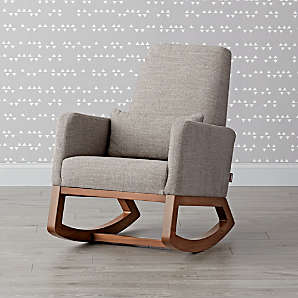 crate barrel rocking chair
