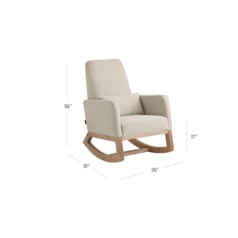 Joya Cream Nursery Rocking Chair + Reviews | Crate & Kids