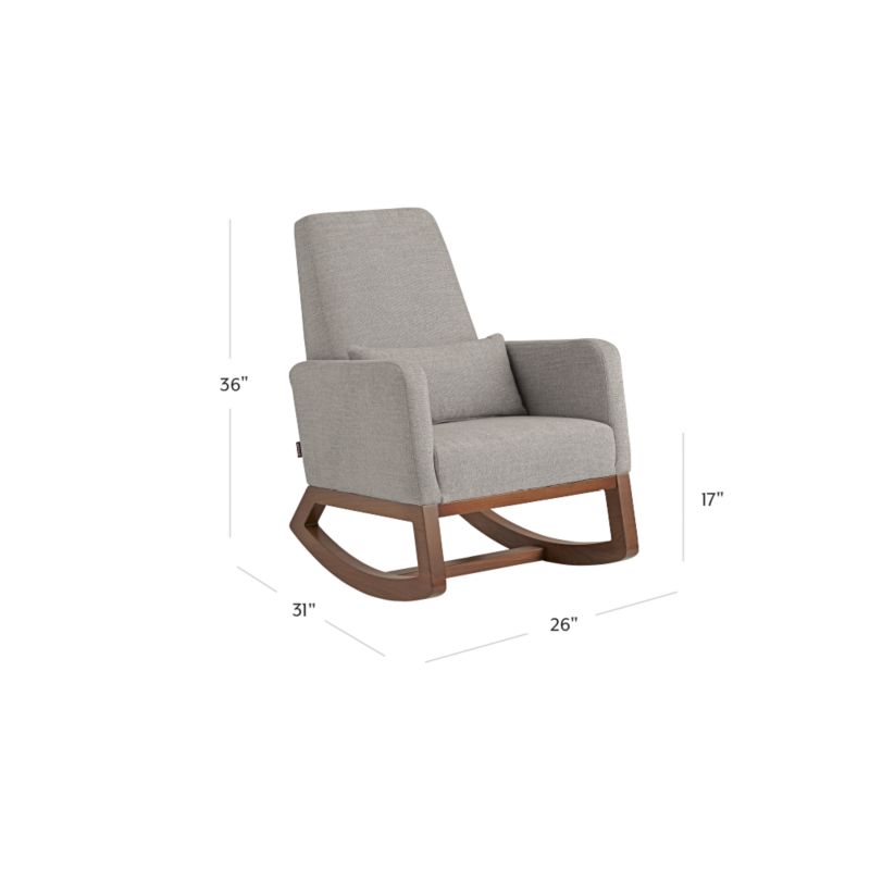 Joya Grey Nursery Rocking Chair + Reviews | Crate & Kids