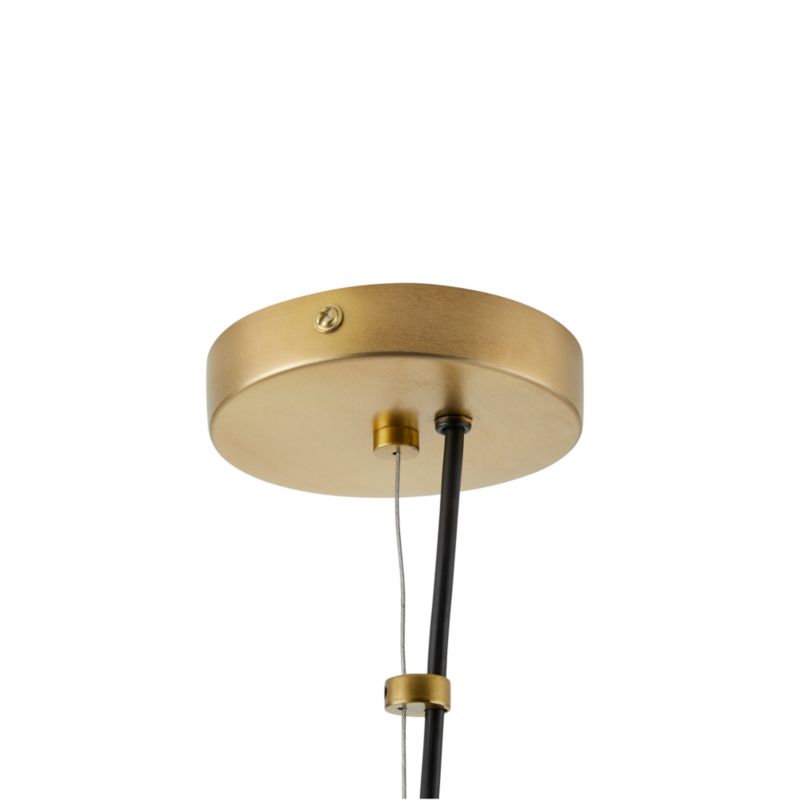 Rodan Hammered Brass Metal Dome Pendant Light