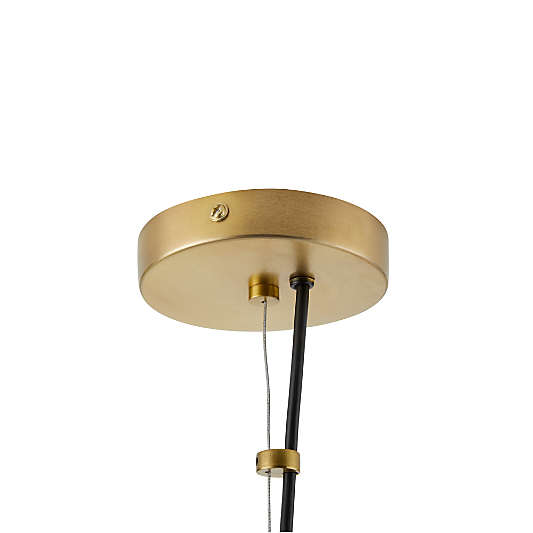 Rodan Hammered Brass Metal Dome Pendant Light