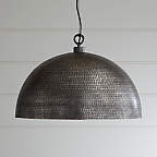 View Rodan Hammered Metal Dome Pendant Light - image 1 of 13