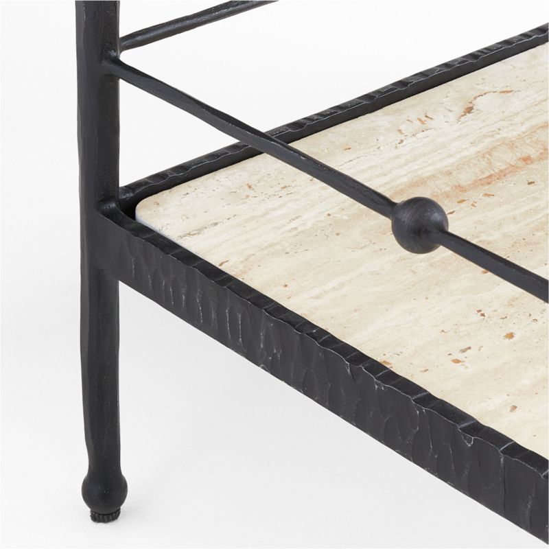 Rodin Black Metal Bar Console by Athena Calderone - image 12 of 14