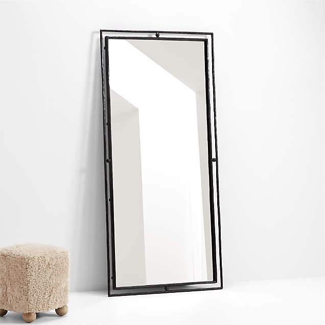 Emmy Brass Floor Mirror + Reviews Crate & Barrel Canada