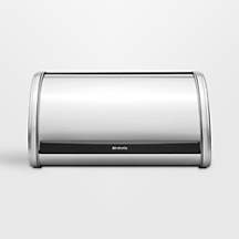 Brabantia Roll Top Bread Box, Medium, Matte Steel + Reviews | Crate & Barrel