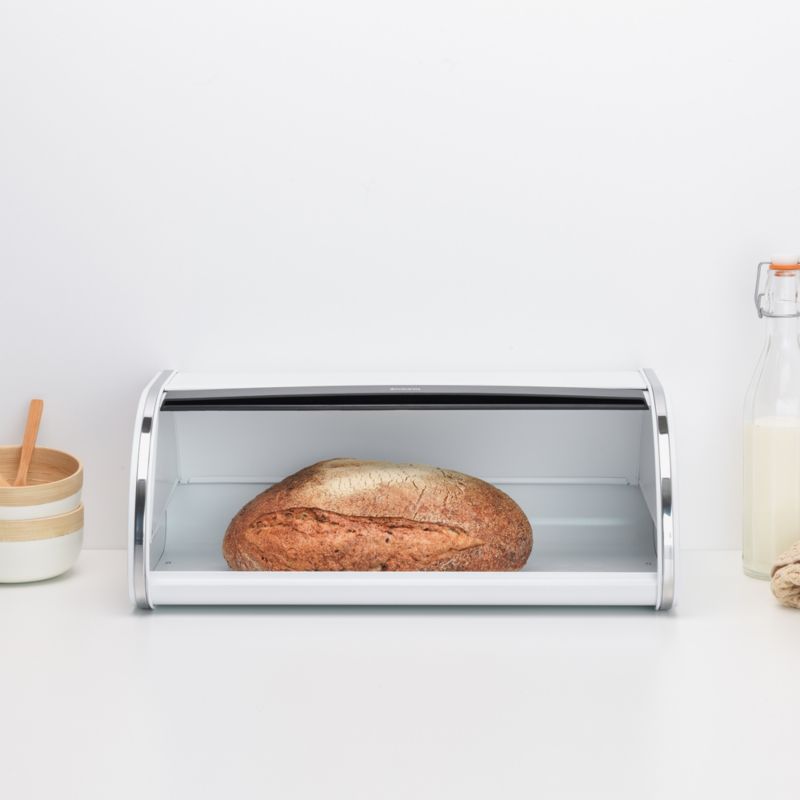 Brabantia Roll Top Bread Box, White - image 1 of 7