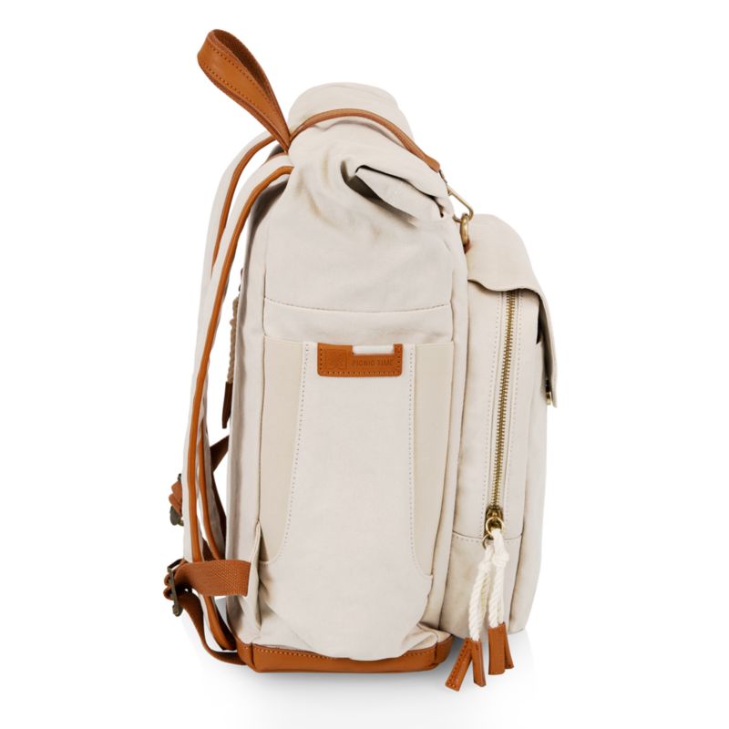 Roll Top Tan Picnic Outdoor Backpack Cooler - image 1 of 4