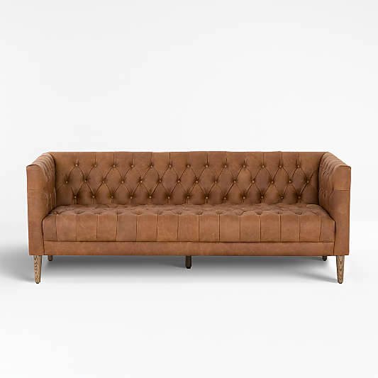 Leather Tufted Sofas Crate & Barrel