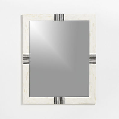 View Roman Rectangular Bone Inlay Mirror details