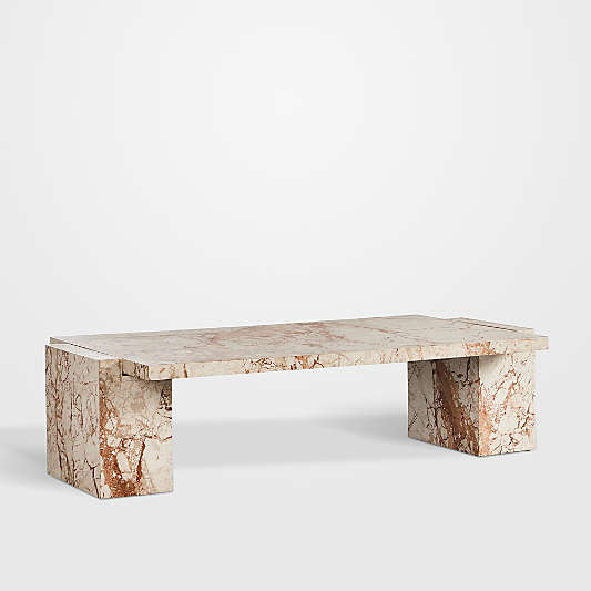 Romano Marble 61" Rectangular Coffee Table
