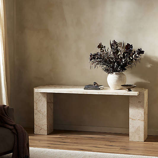 Romano 73" Marble Console Table