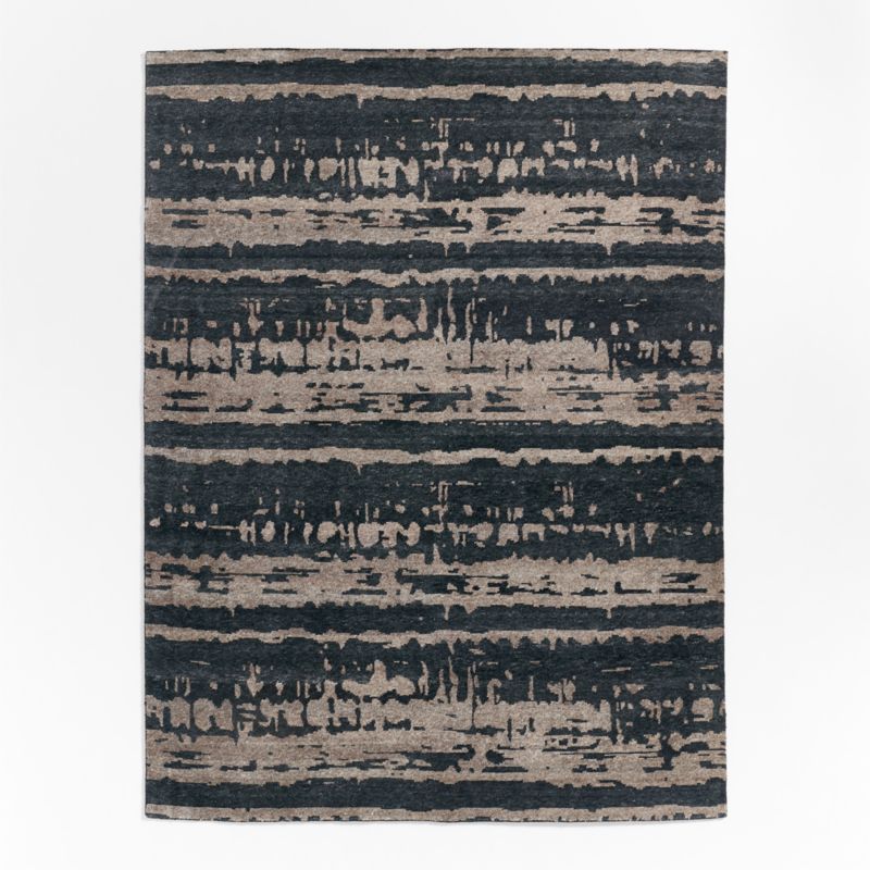 Rome Wool Black Area Rug 9'x12' - image 2 of 5