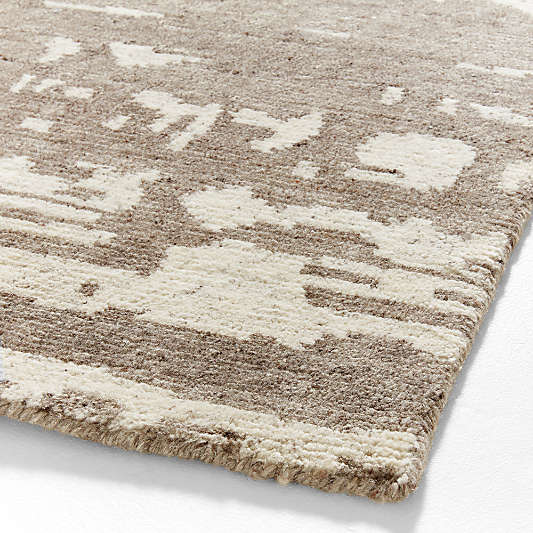 Rome Wool Taupe Area Rug