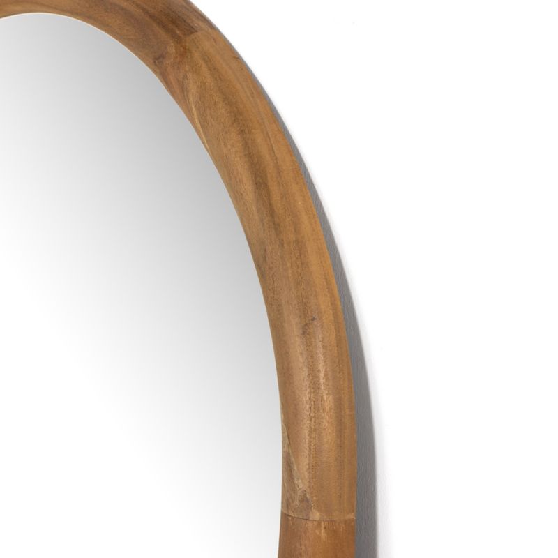 Romy Smoked Acacia Floor Mirror 38" x 77" - image 2 of 5