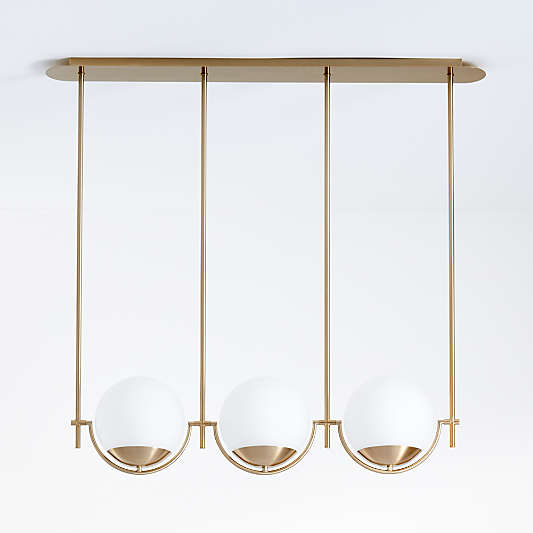 Rondure Three-Globe Pendant Light