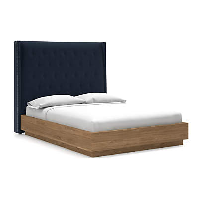 Batten Plinth Base Bed Sapphire Crate, Crate And Barrel Single Bed