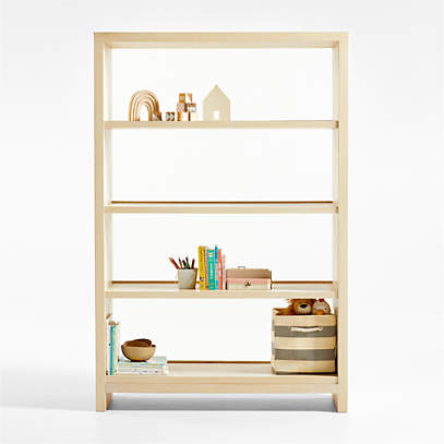 Rook 4 Shelf Bookcase Reviews Crate, White Wooden 4 Shelf Bookcase