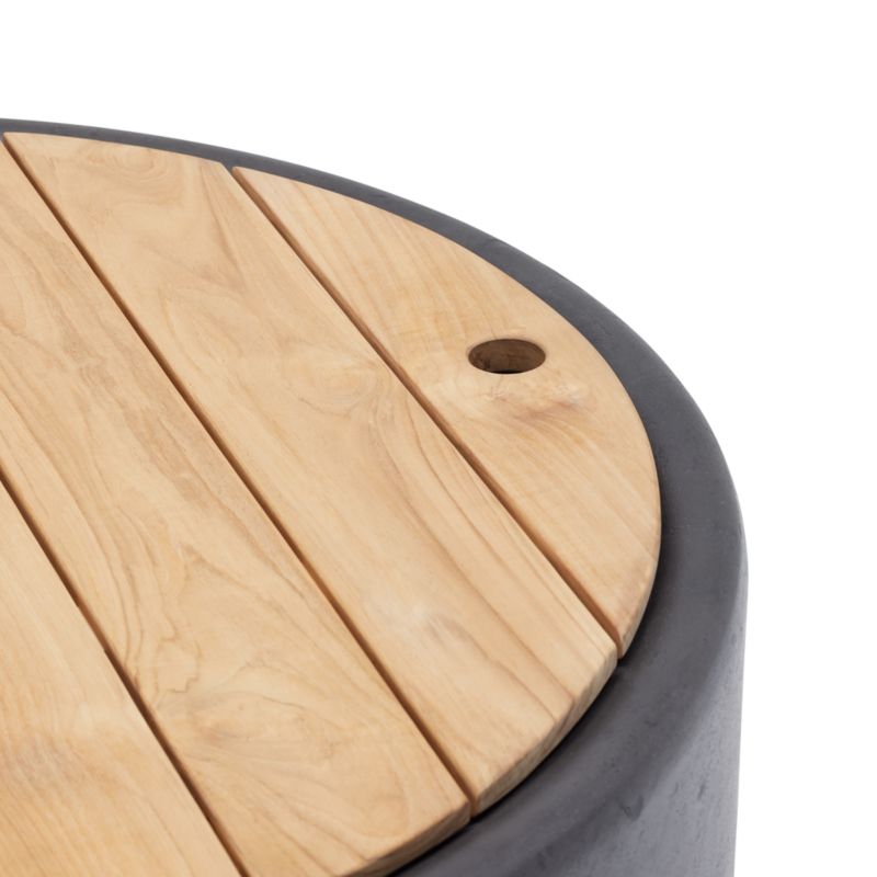 Neighbor ™ Rook Round Charcoal Natural Gas Fire Table - image 4 of 6