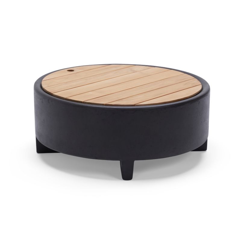 Neighbor ™ Rook Round Charcoal Natural Gas Fire Table - image 2 of 6