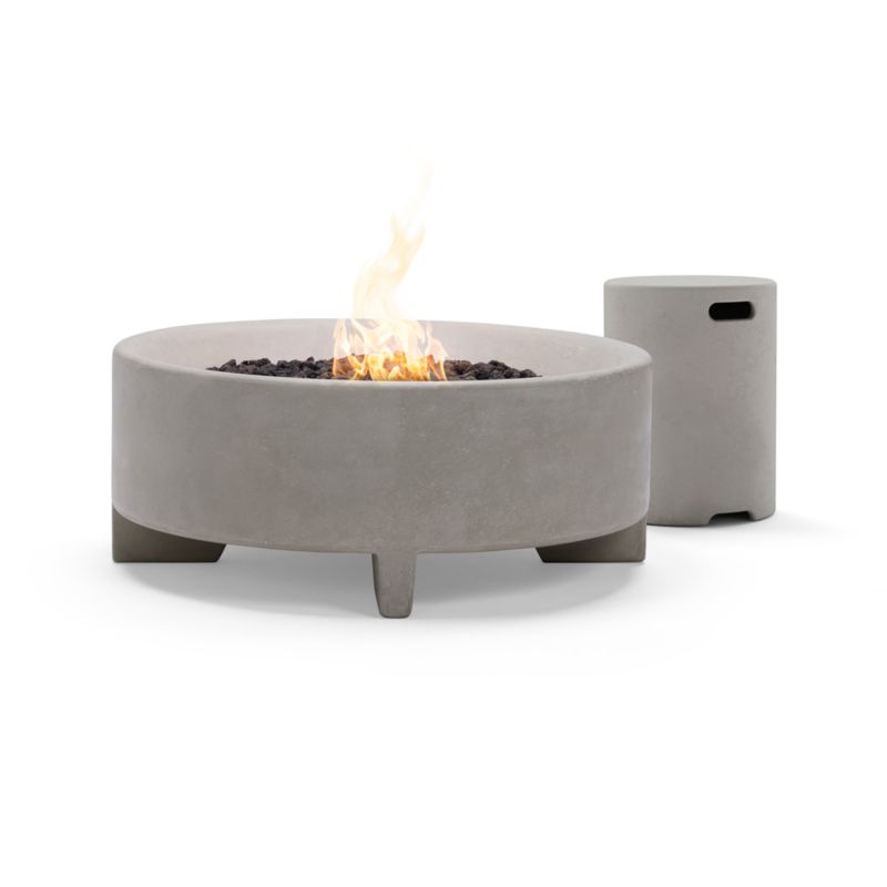 Neighbor ™ Rook Round Stone Propane Fire Table - image 0 of 7