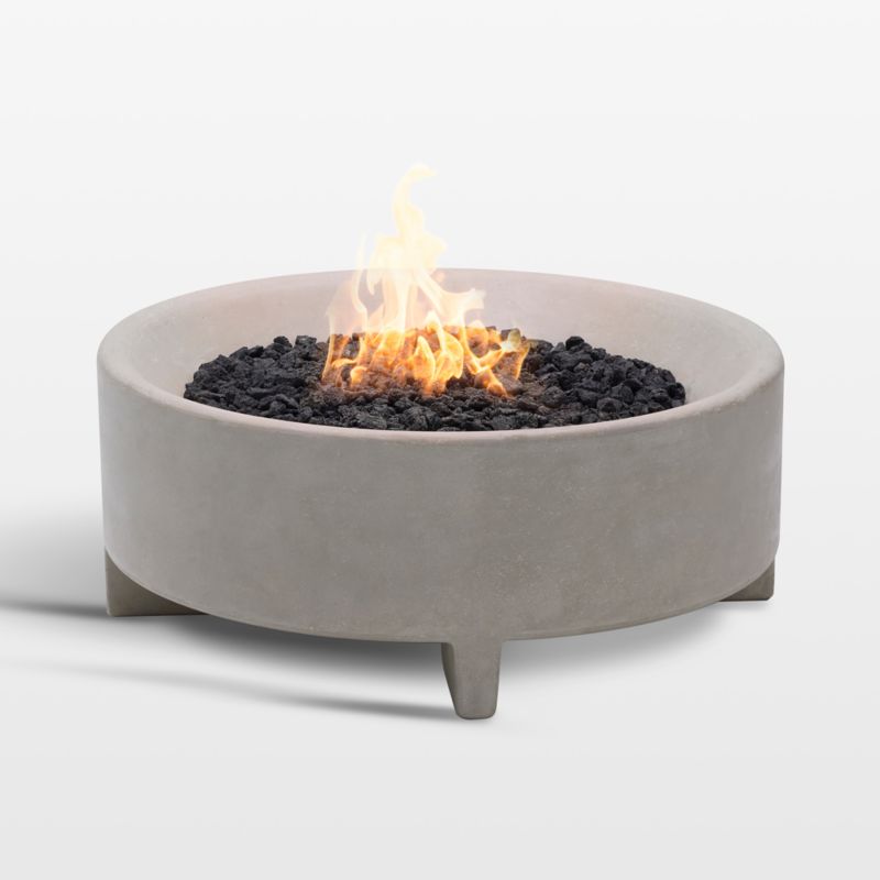 Neighbor ™ Rook Round Stone Propane Fire Table - image 2 of 7